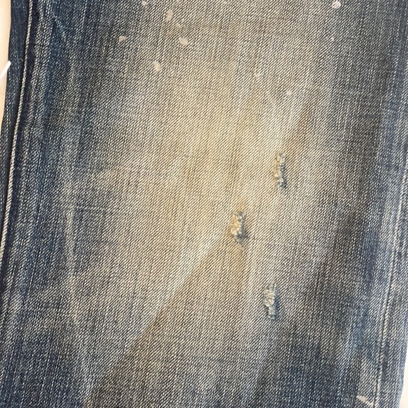 Men's Silver Painted PRPS Jeans Size 32 - Picture 5 of 6